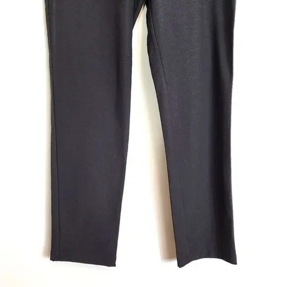 Eileen Fisher Washable Stretch Crepe Slim Ankle Pants Graphite Size Small - Picture 6 of 11